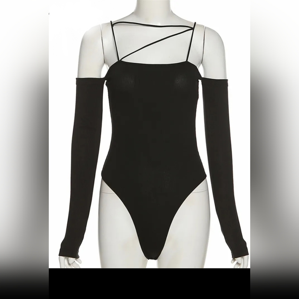 NEW Black bodysuit small